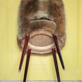 Pair of Moumoute chairs in Baumann style, vintage chairs, retro chair