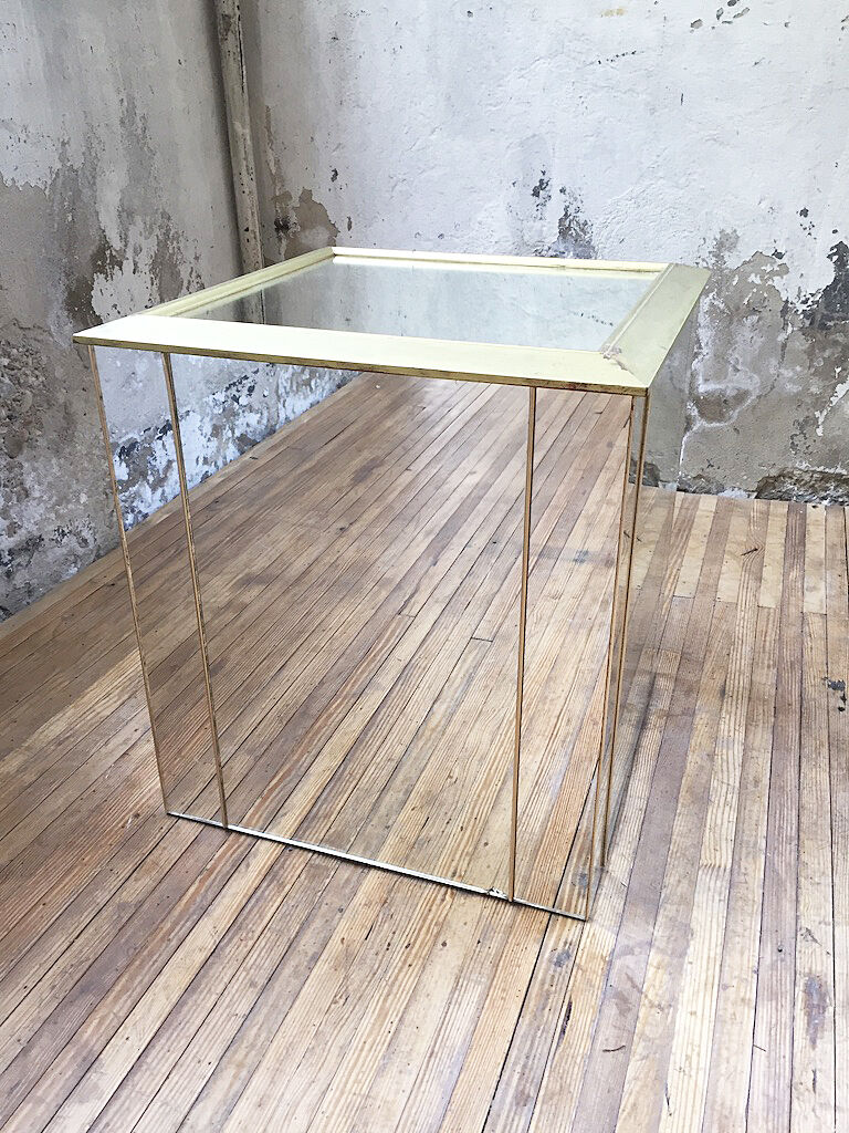 Console coffee table mirror