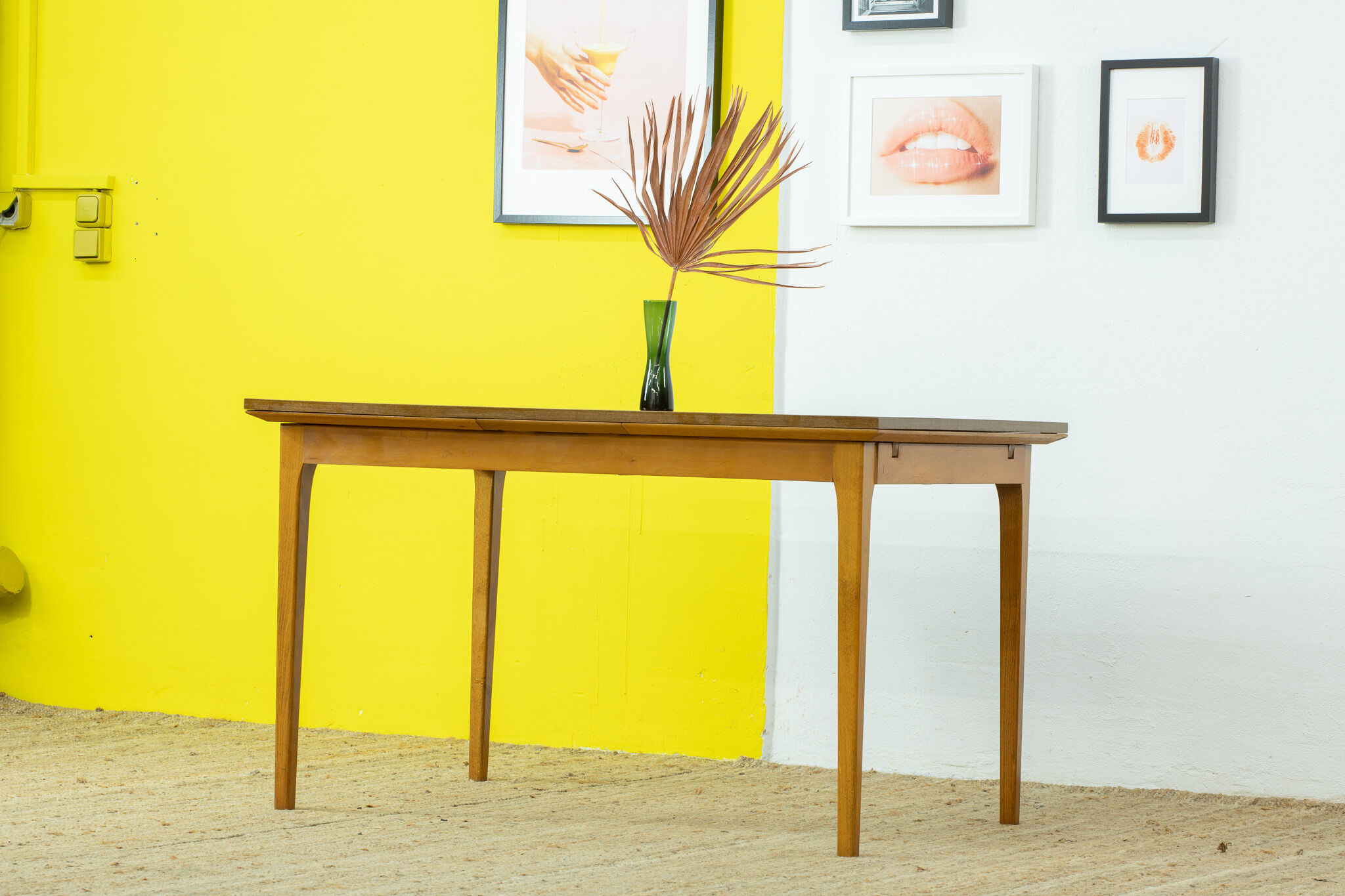 Vintage Scandinavian Table – 125 cm