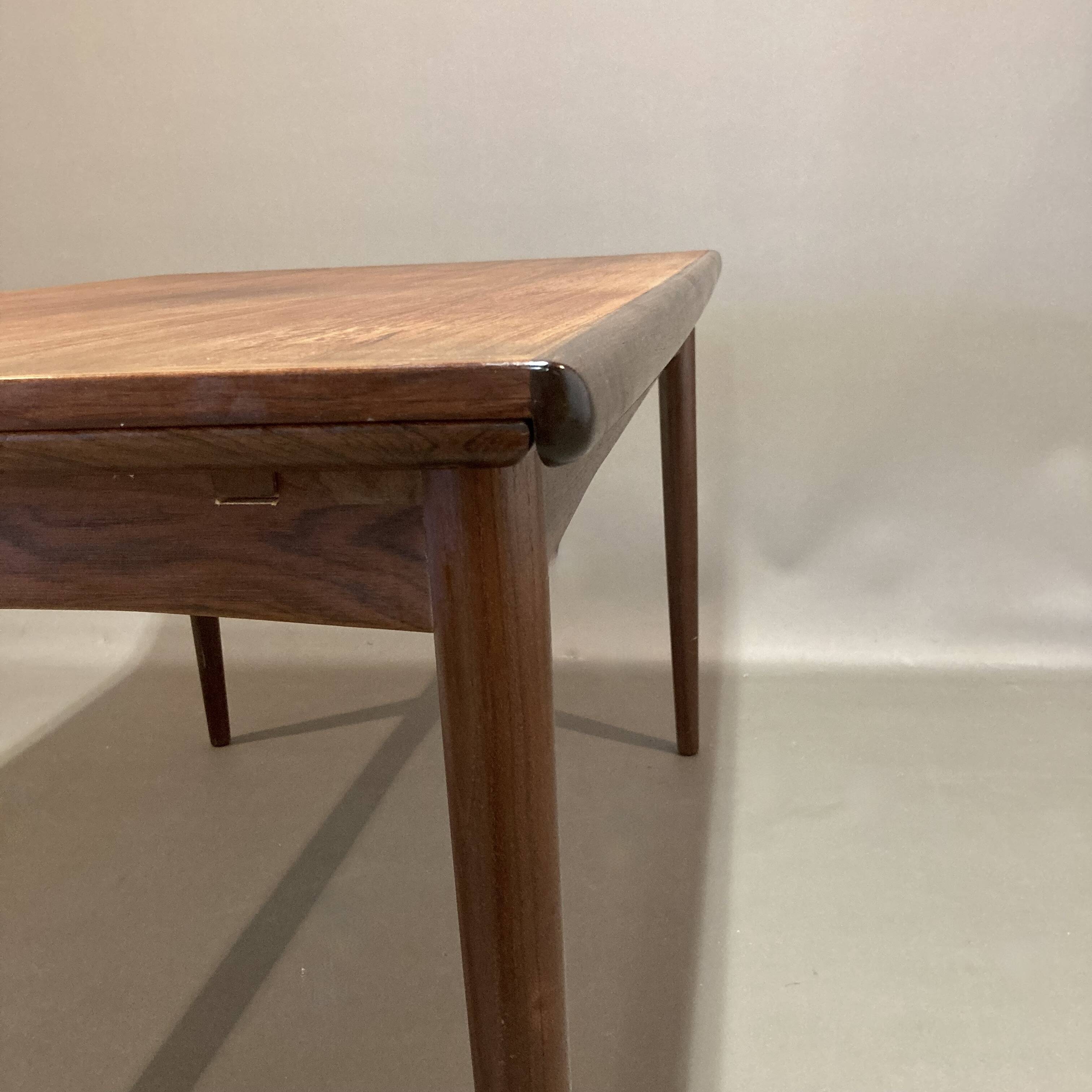 Rosewood extending high table "Scandinavian Design" 1950.