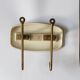 Vintage brass wall hook