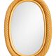 Miroir en rotin