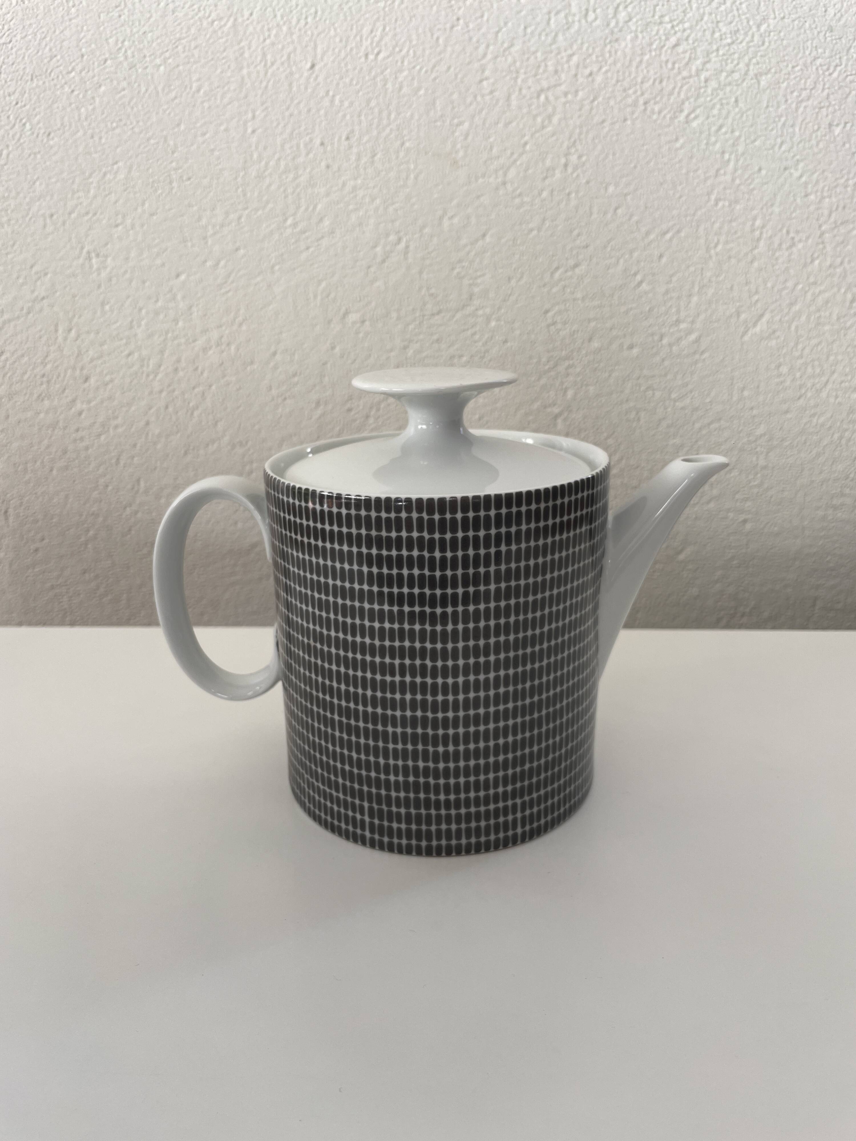 Medaillon Onyx tea set by Theo Baumann and Richard Scharrer for Thomas