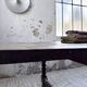 Solid oak table 1900 drapery style XL 280cm with extensions