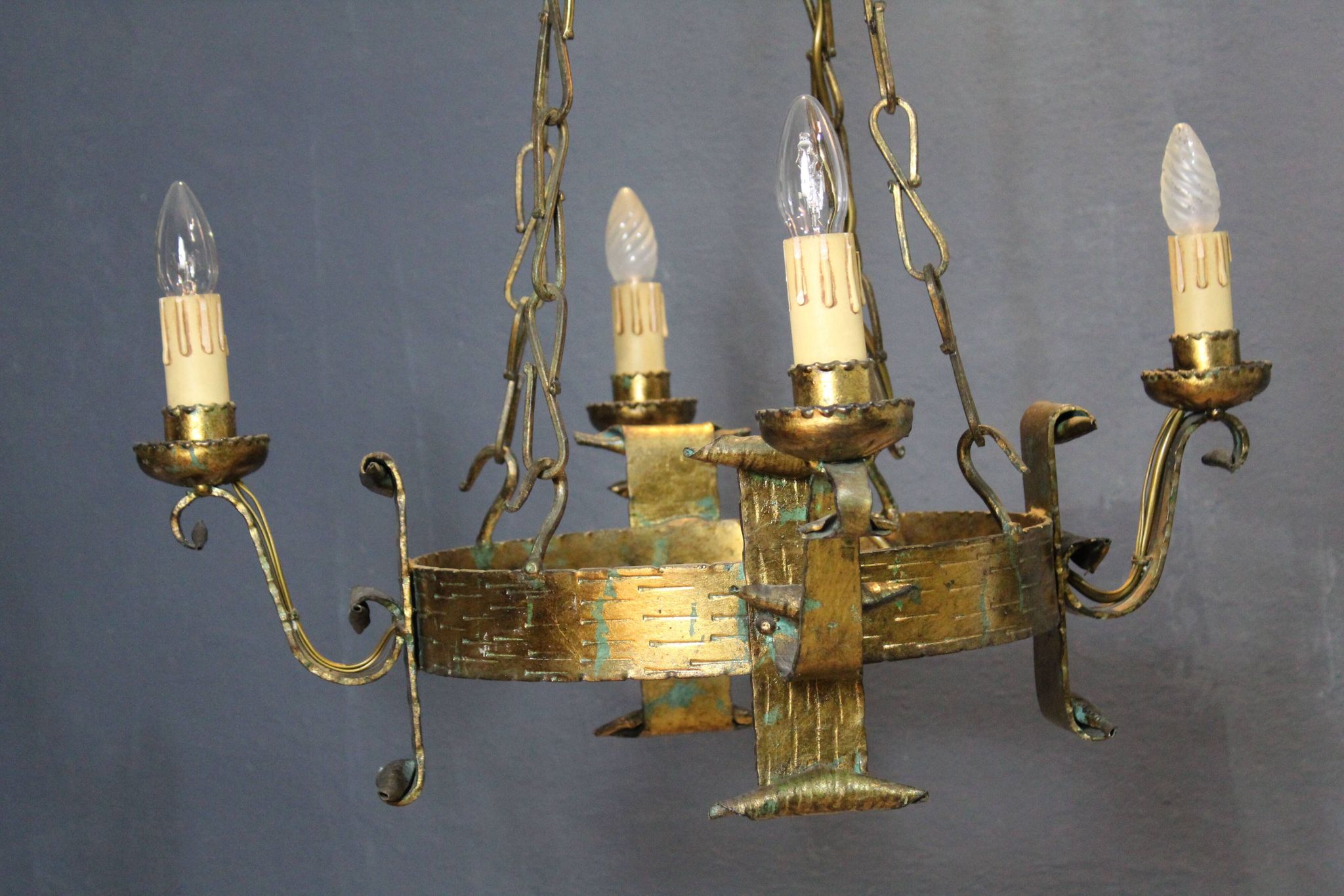 Antique Renaissance-style chandelier, Italy, 18th century
