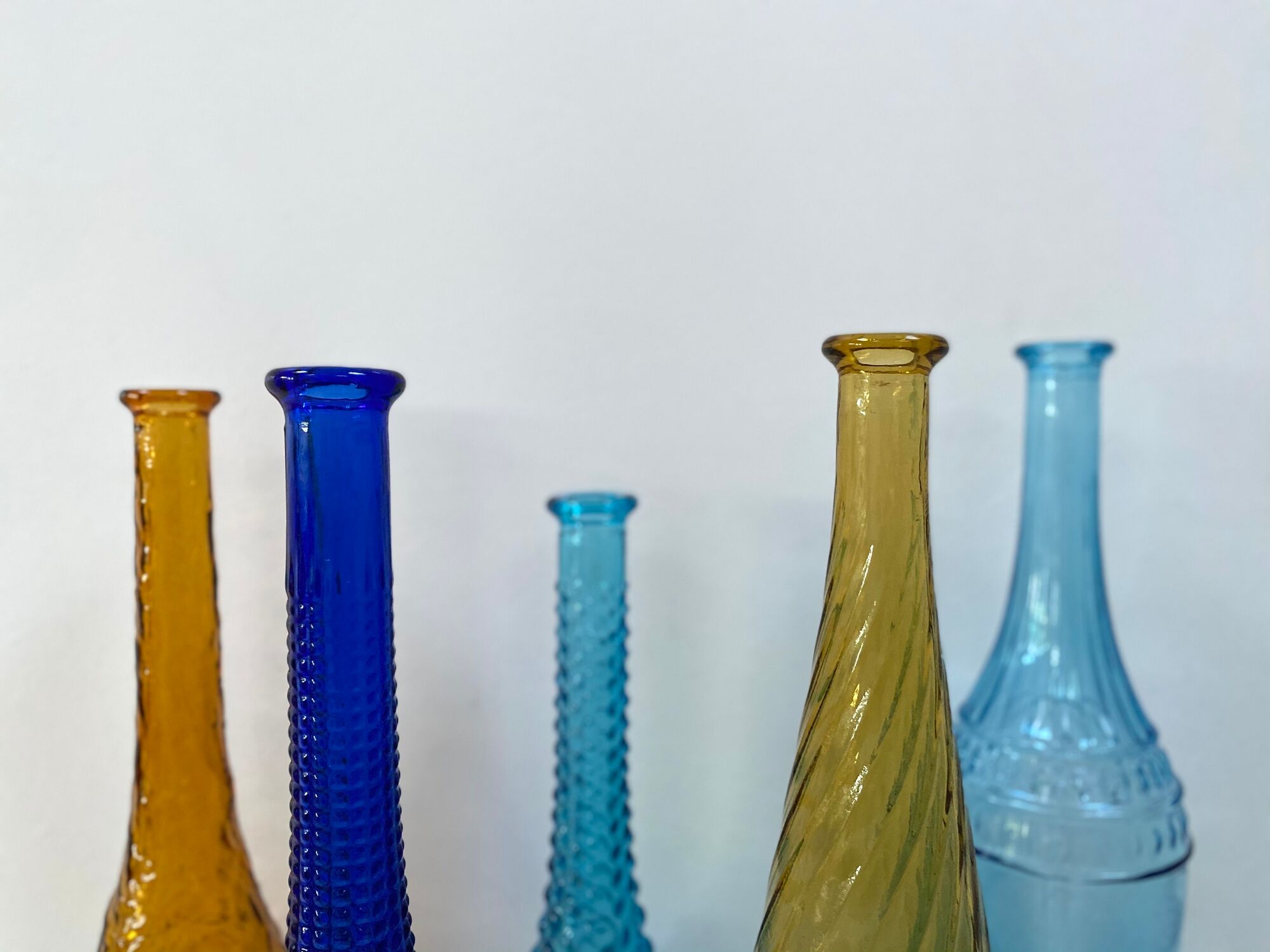 Suite de 5 carafes Empoli Italie des années 50/60