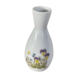Porcelain vase with floral decoration