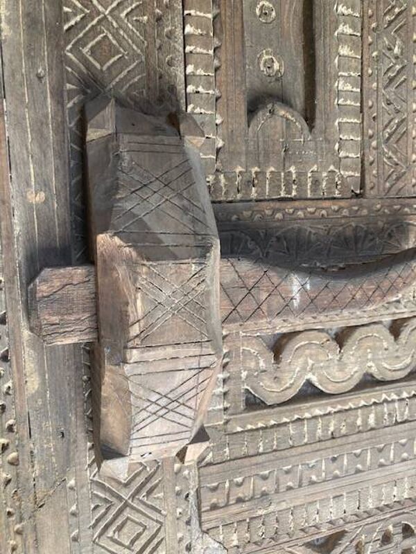 Porte ancienne  marocaine  xix eme  siècle