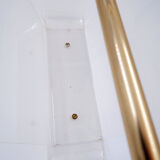 "Omega" magazine rack by David Lange, Roche Bobois plexiglass, 1970