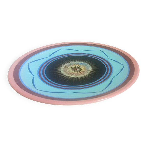 Plat Caudoux années 60 diam. 35,5 cm