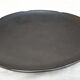 Rare ceramic dish ceramony vallauris vintage lustrous black
