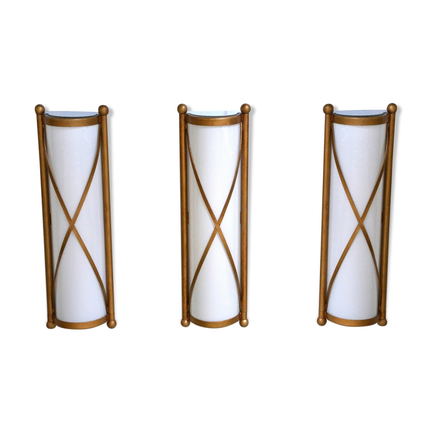 Set of 3 wall lamps by Paolo Marioni, Classical Royal