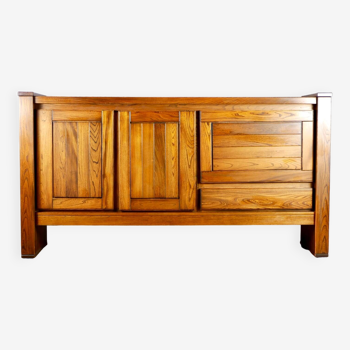 Maison Regain style solid elm sideboard