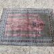 Vintage Anatolian prayer rug made of hand-knotted wool.