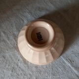 2 bowls Digoin Sarreguemines pink beige