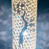 Openwork lamp in white Chinese porcelain – 31 cm