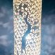 Openwork lamp in white Chinese porcelain – 31 cm