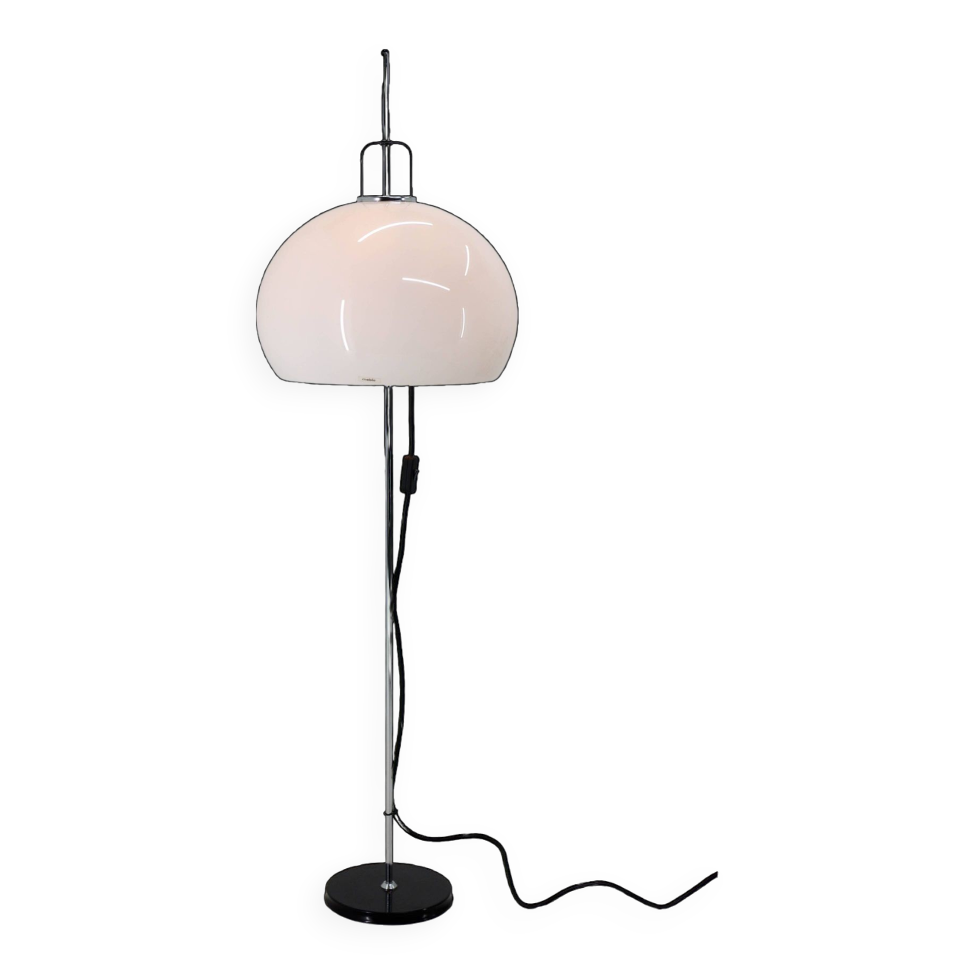 Mid-Century Adjustable Floor Lamp Designed by Guzzini for Meblo, 1970s
