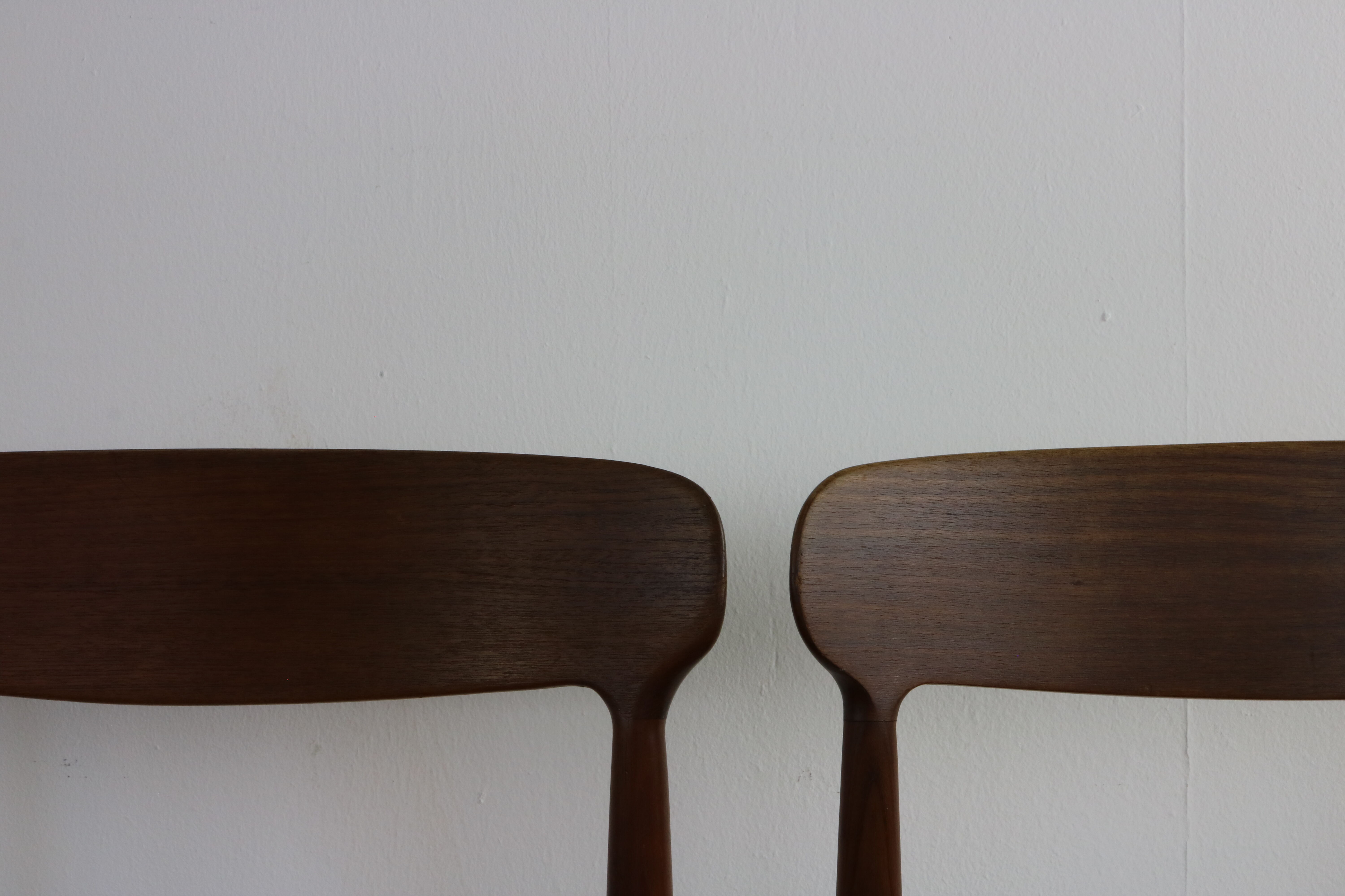 Set of four danish design dining chairs by Johanned Andersen for Uldum Møbe