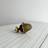 Vintage brass stair ball