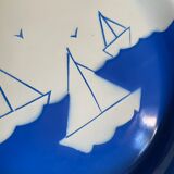 Blue enamelled sheet plates