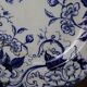 Creil & Montereau round dish 'Flora' model 31cm