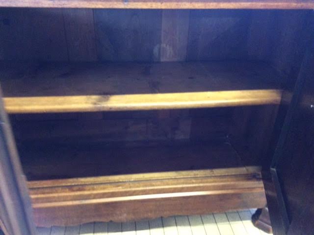 Antique wooden sideboard