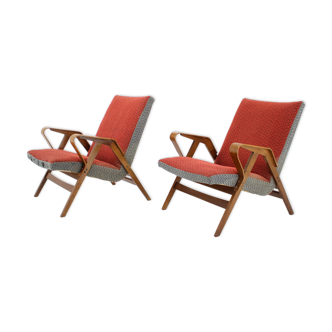 1960s Pair of Tatra Armchairs, Czechoslovakia