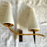 Opline & brass wall lamp
