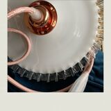 White and pink vintage walker