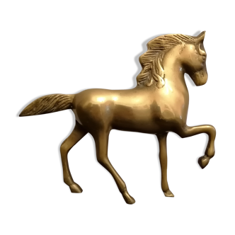 Brass horse