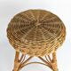 Vintage wicker stool, 1960