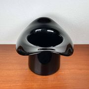 Vintage Italian vase top hat in Murano glass, 1980s.