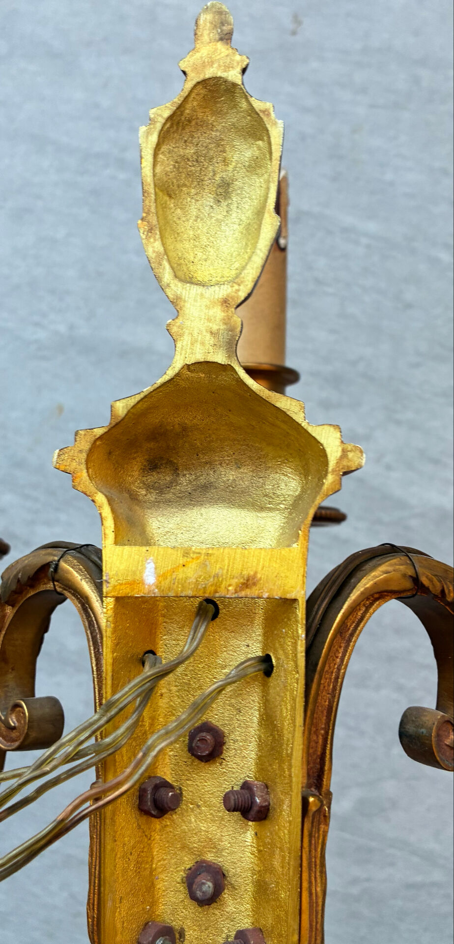 Paires d’appliques bronze Louis XVI Lucien Gau