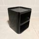 Commode black plastic by Kartell