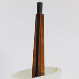 Granite resin and wood lamppost, 1950s