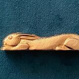10 gold rabbit shaped knife holders
