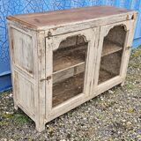 Ancien buffet vitré en teck