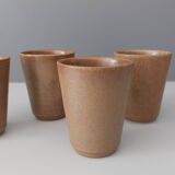 Set of 4 vintage DIGOIN stamped cups