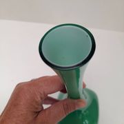 Swedish vase in green opaline