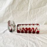 Pair of vintage Windsor Ruby vases - JG Durand for Luminarc