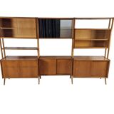 Modular wall unit, 1970s, set of 3