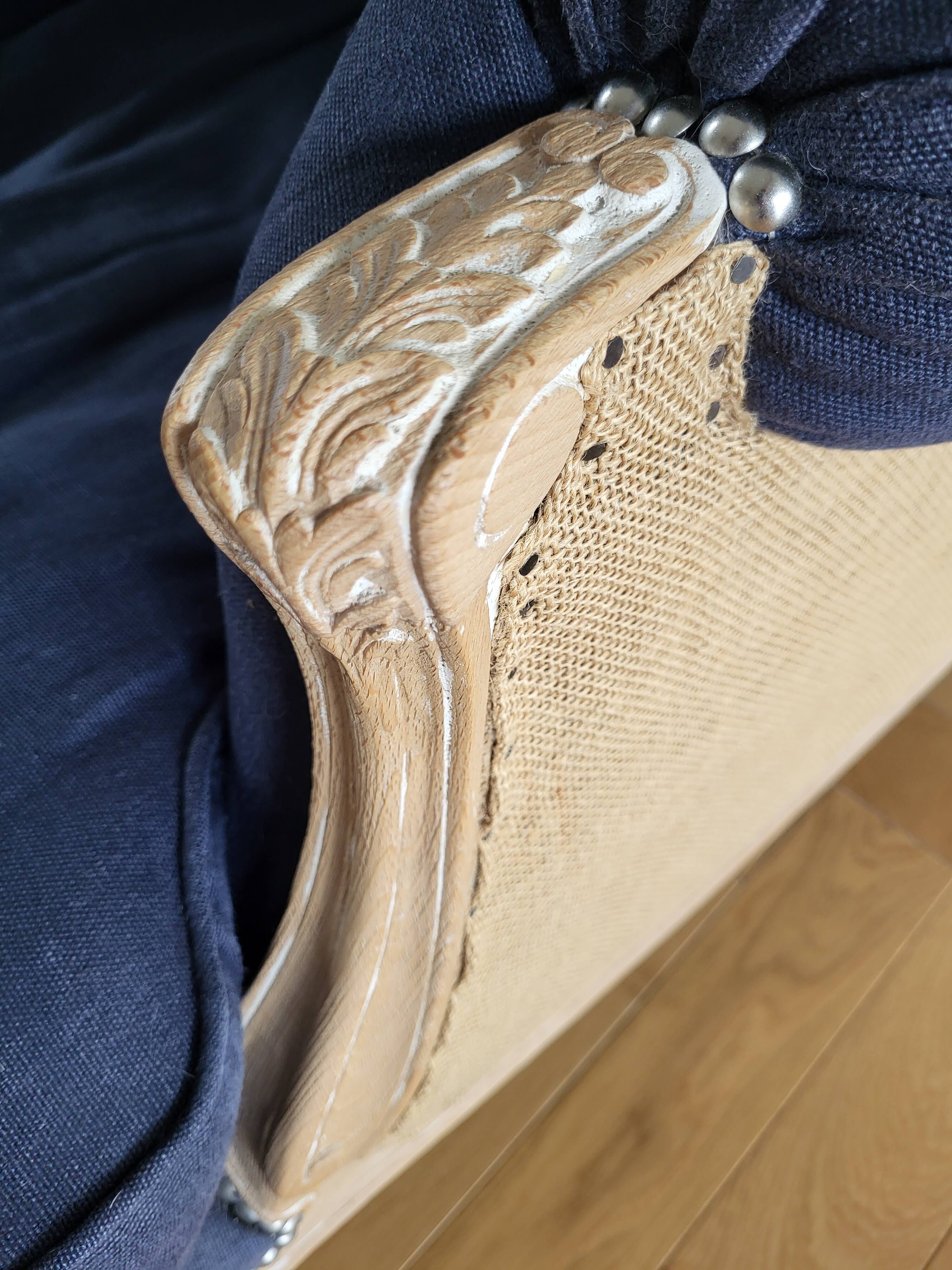 Louis XV style Bergère armchair