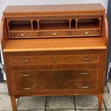Teak roll top desk by egan Ostergaard for Broderna Gustafssons