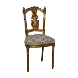 Golden wooden chair