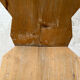 Paire chaises pin brutaliste
