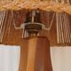 "Noll" lamp in wood and rope, circa 1950