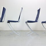 Set Of 4 dinning chairs by Pierre Cardin for Maison Jansen 1970
