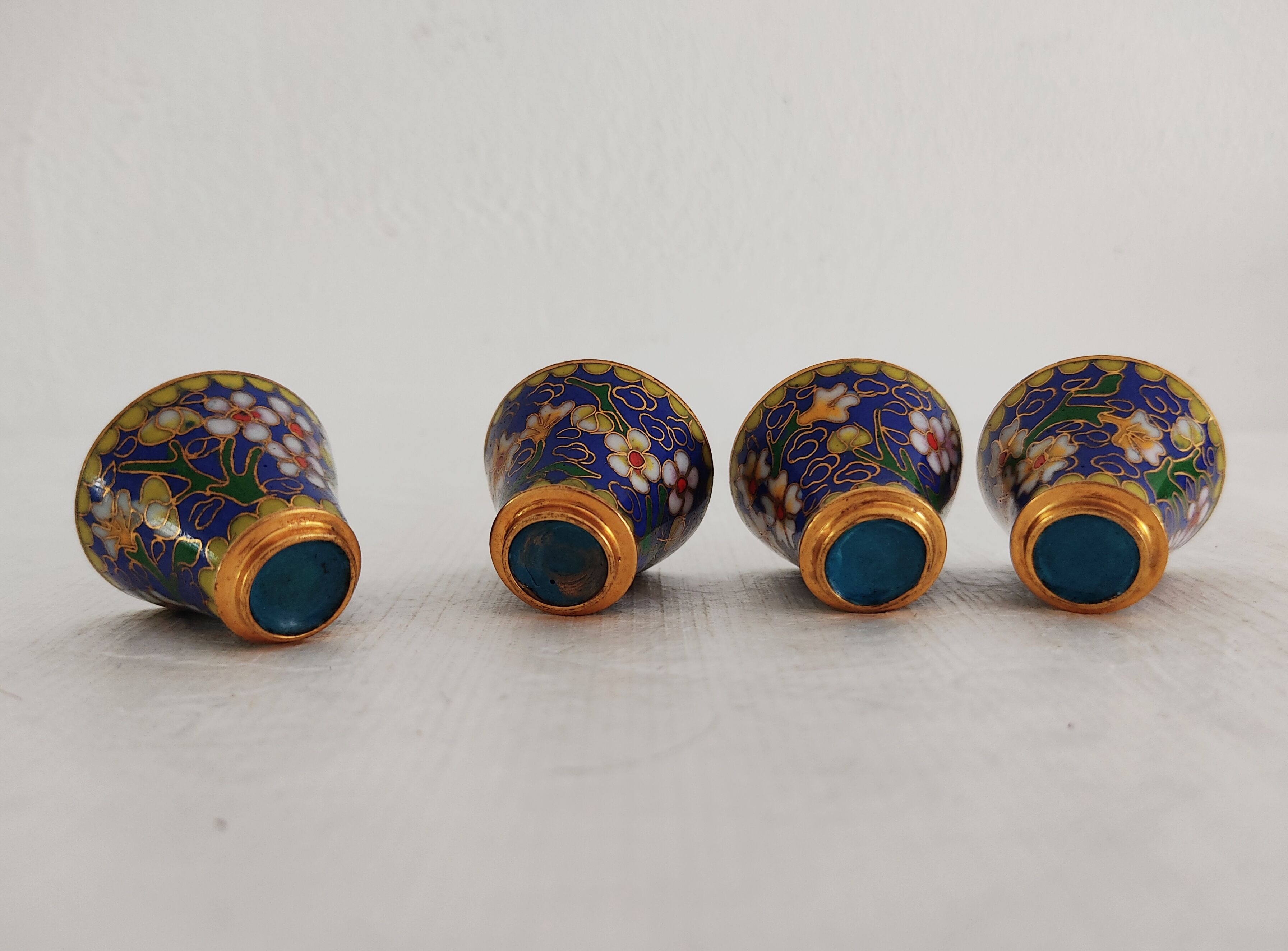 China miniature tea service enamels partitioned