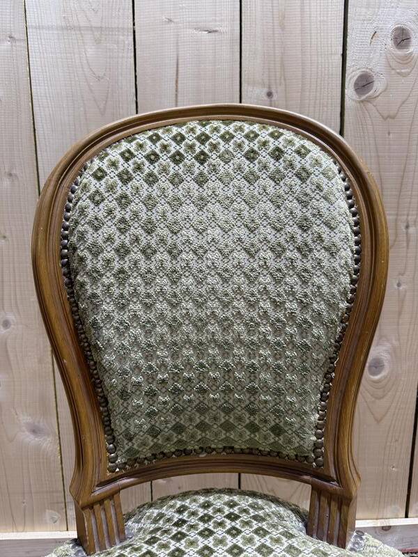 Suite de 4 chaises style Louis XVI "Fer à cheval"